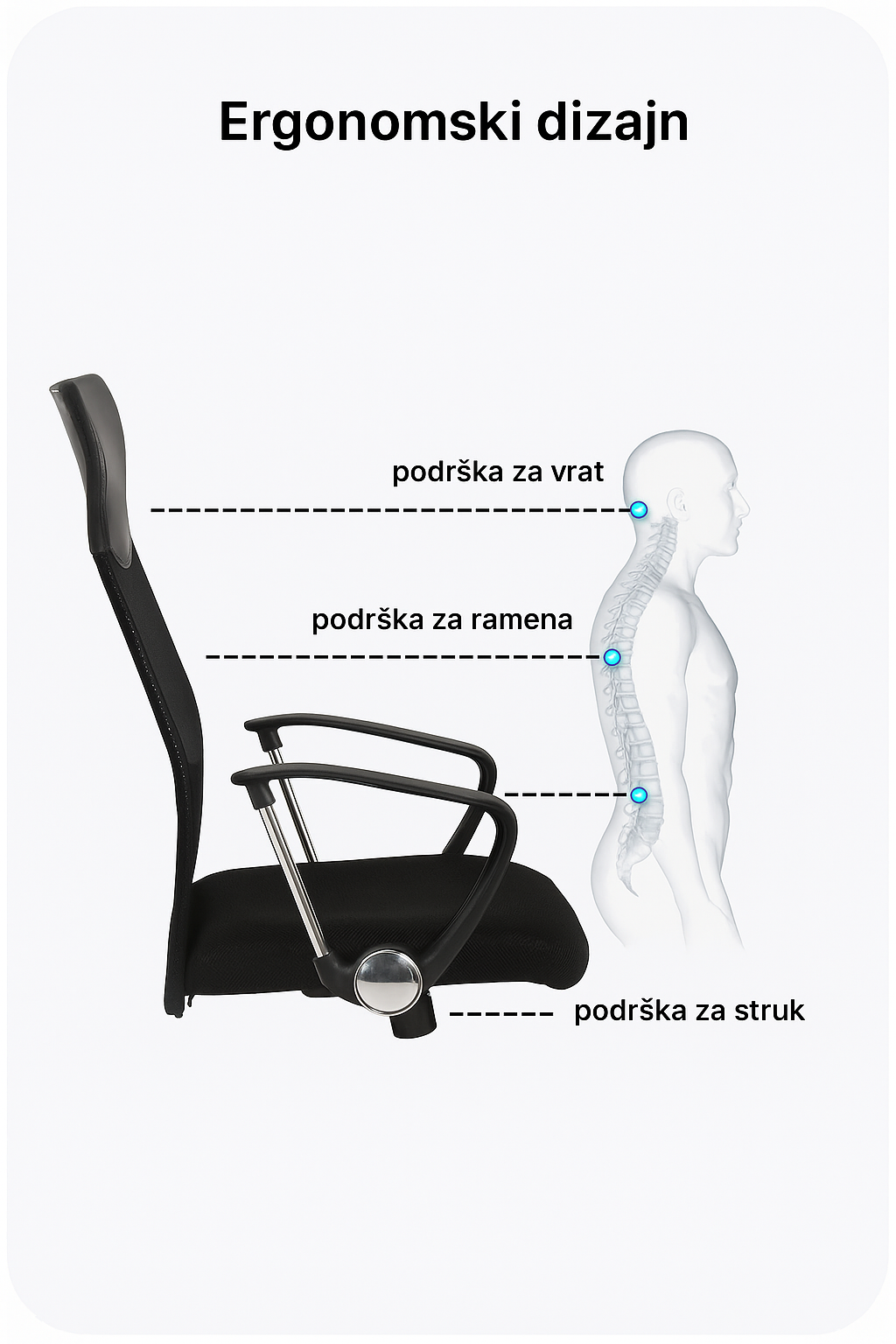 Kancelarijska stolica FLEX SEAT