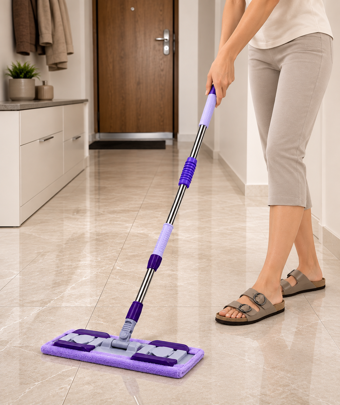 Teleskopski mop sa cediljkom PRO CLEAN
