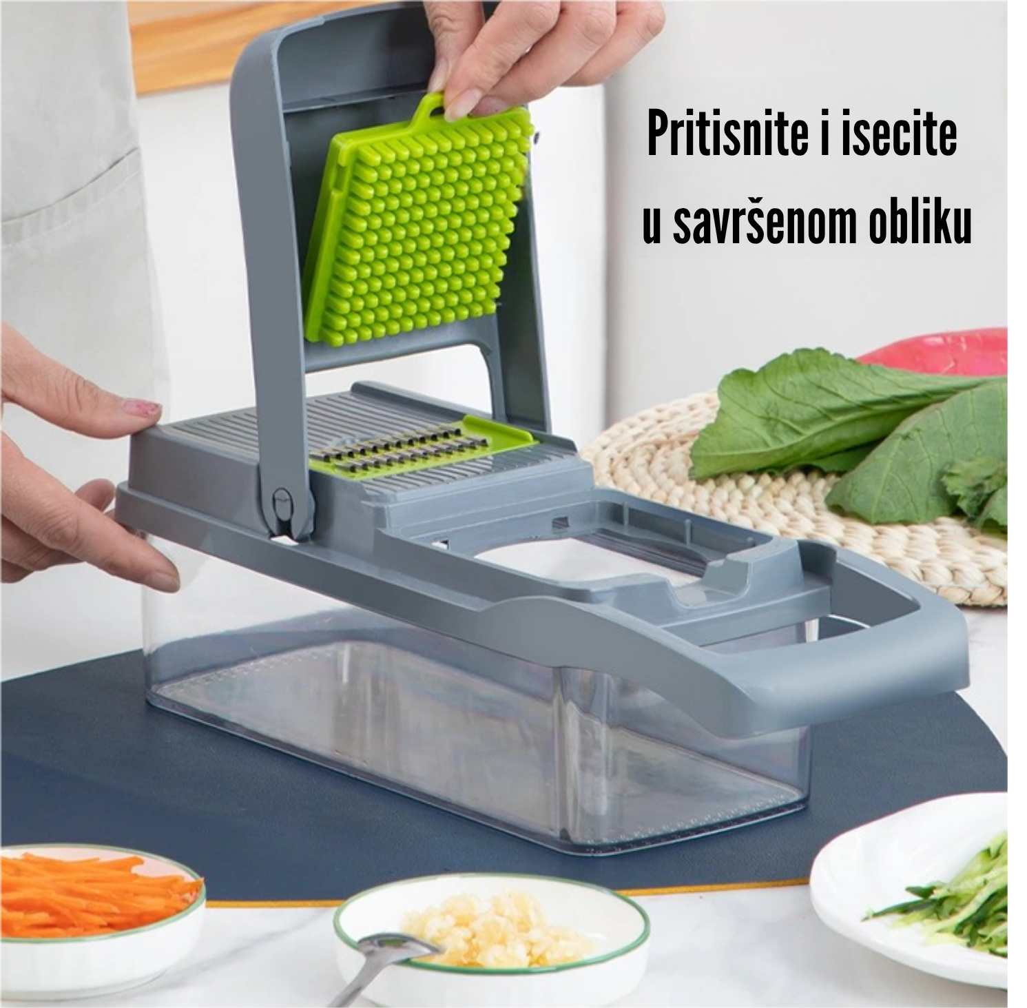 Super secko za povrće sa praktičnim posudama sa 15 nastavaka FRESH CUT