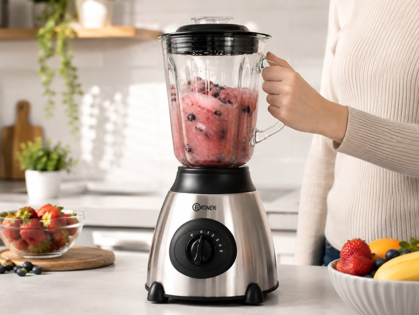 Blender sa staklenom posudom TURBO MIX