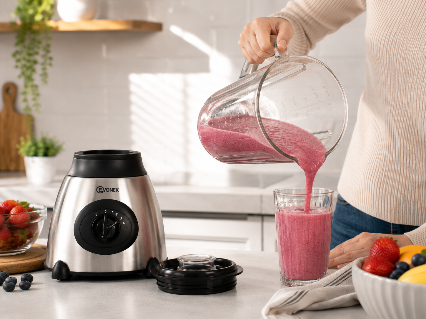 Blender sa staklenom posudom TURBO MIX