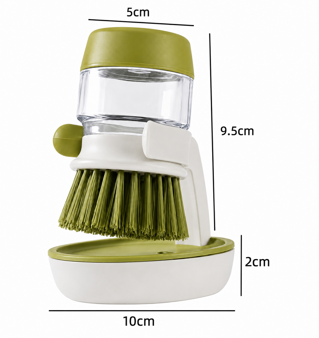 Kuhinjski četkasti čistač sa ugrađenim dozatorom sapuna CLEAN FLOW