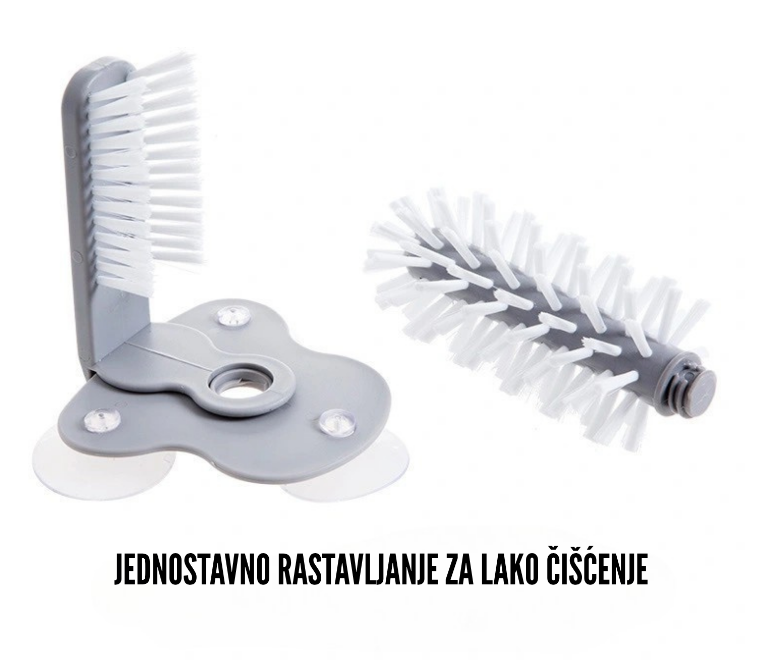Četkasti čistač za čaše sa dvostrukim glavama GLASS MATE X