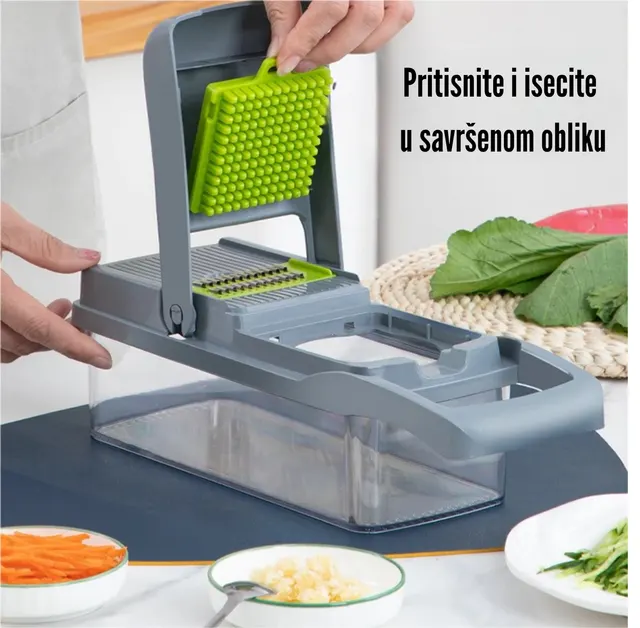 Super secko za povrće sa praktičnim posudama sa 15 nastavaka FRESH CUT