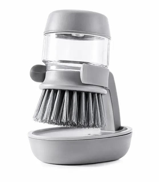 Kuhinjski četkasti čistač sa ugrađenim dozatorom sapuna CLEAN FLOW