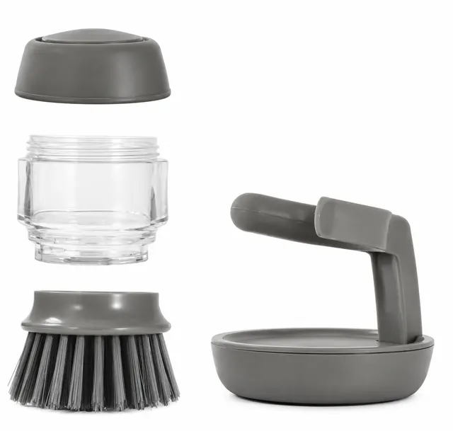 Kuhinjski četkasti čistač sa ugrađenim dozatorom sapuna CLEAN FLOW