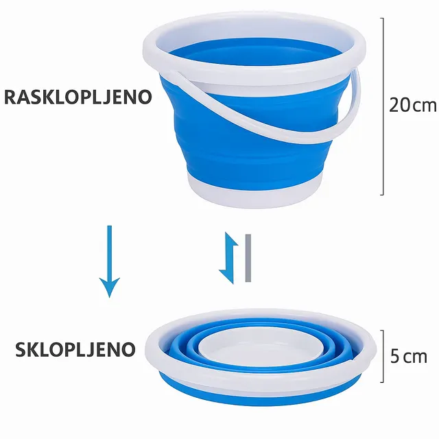 Fleksibilna, sklopiva kofa FLEXI BUCKET