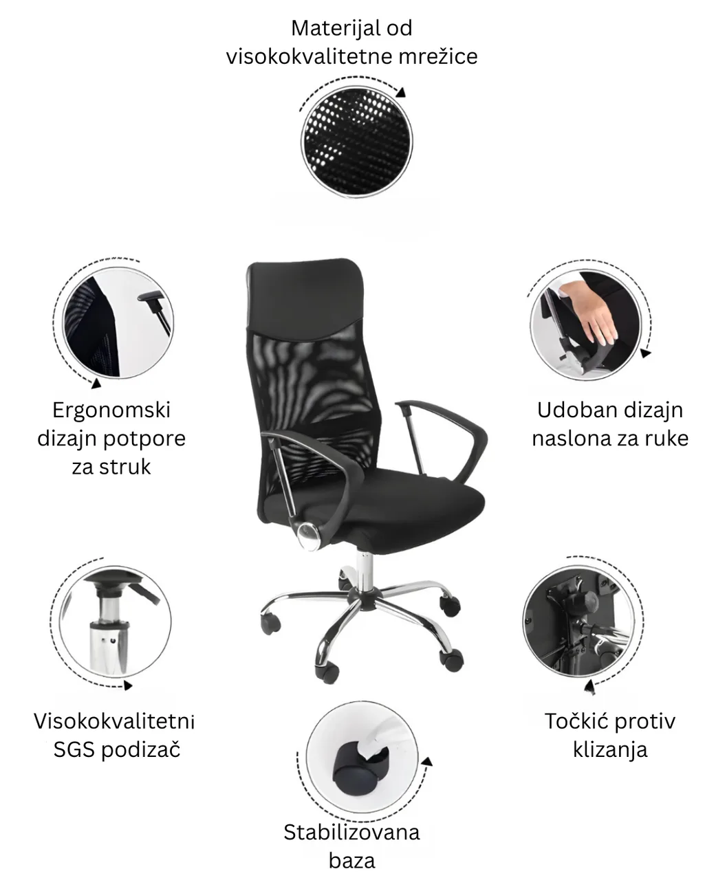 Kancelarijska stolica FLEX SEAT
