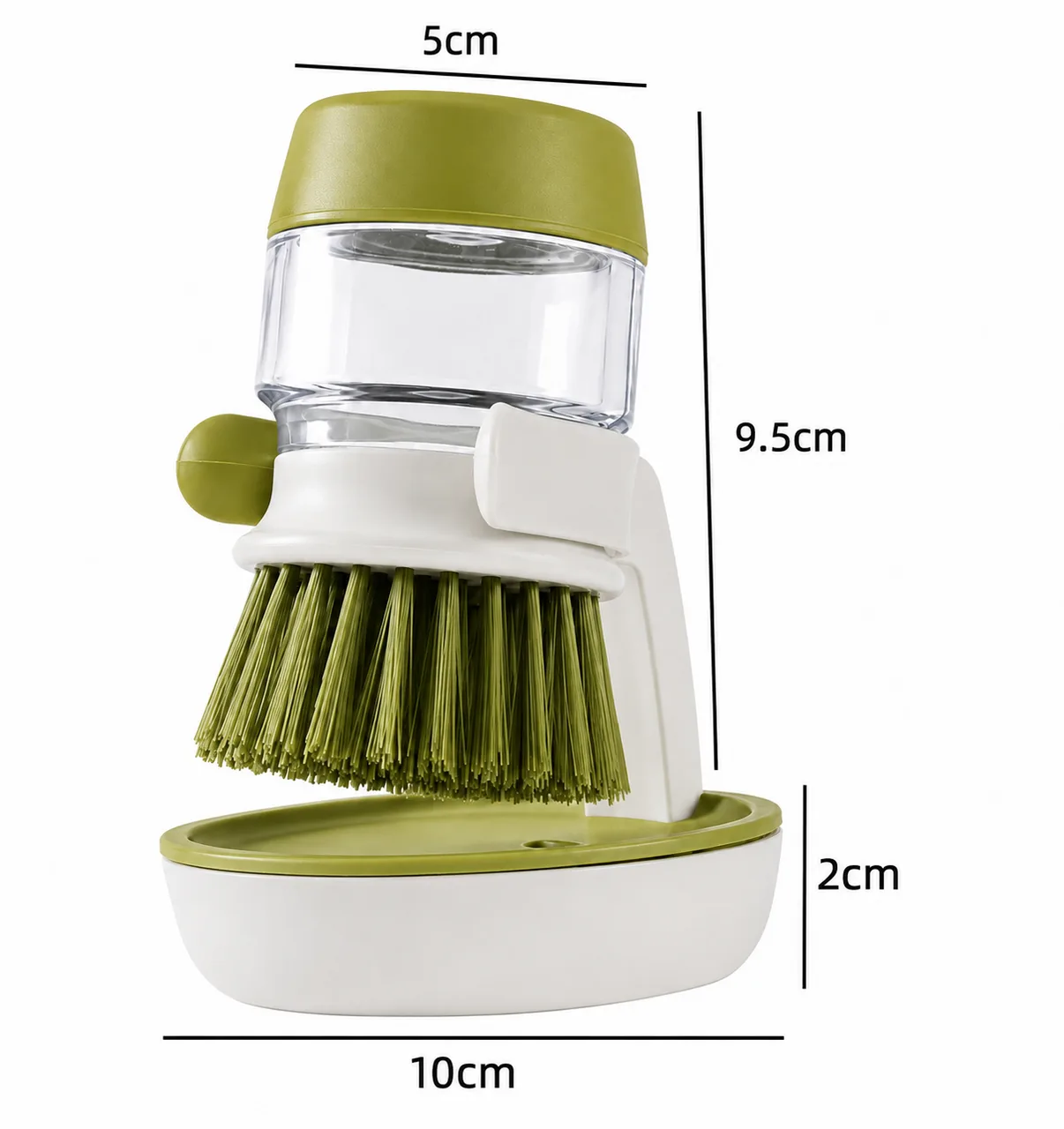 Kuhinjski četkasti čistač sa ugrađenim dozatorom sapuna CLEAN FLOW
