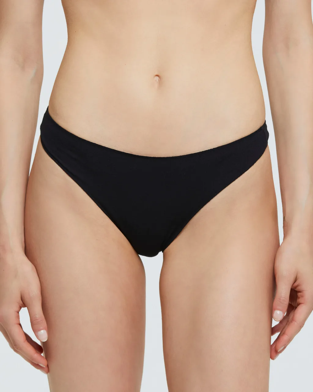 Ženske brazilke INVISIBLE , crne, L , 2 kom