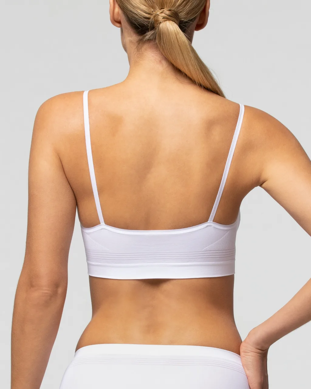 Ženski grudnjak SEAMLESS, beli, L/XL, bešavni